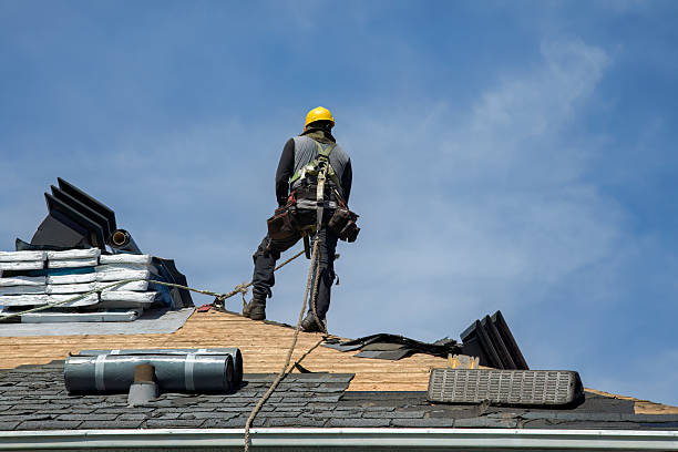 Professional Roofing technician working in Salford, PA